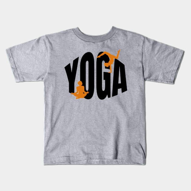 Yoga Gift Kids T-Shirt by Dara4uall